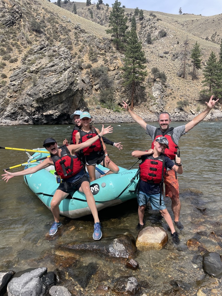 rafting the salmon river Idaho