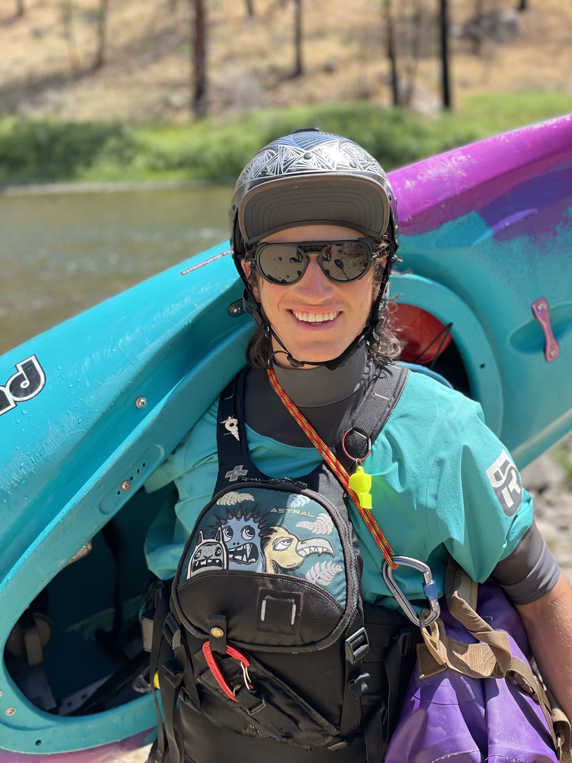 Professional river guide ready for a day on the Salmon River.